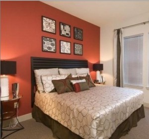 Alta Lakeshore Lofts Apartment Bedroom.