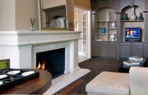 Archstone at Macarthur Apartment Fireplace