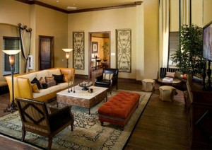 La Villita Apartment Living Area