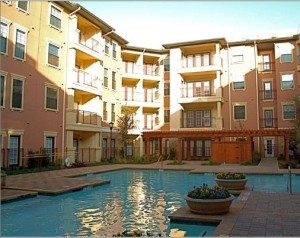 Portofino At Mercer Crossing Apartment Building View